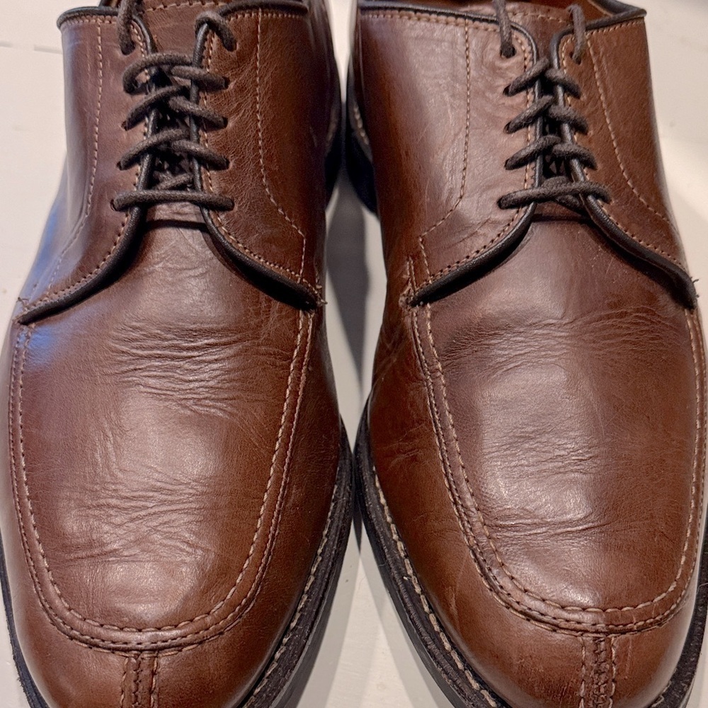 Allen Edmonds Clark Street Split Toe Derby Casual Dress Men’s 11 Brown - Picture 9 of 9